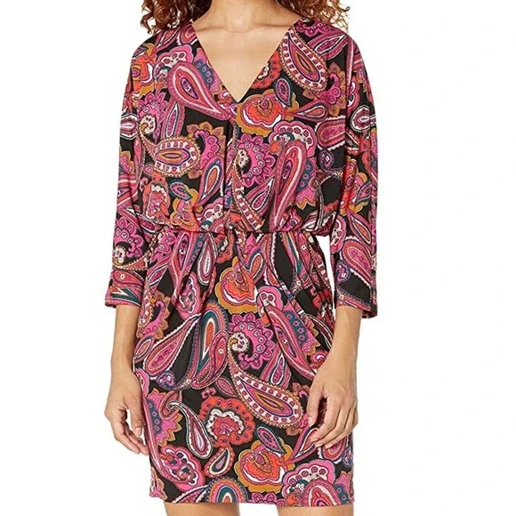 Trina Turk Dresses | Nwt Trina Turk Jersey Dress | Color: Pink/Purple | Size: M | Charmfinds3's Closet